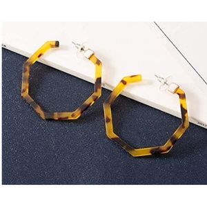 Hypoallergenic Acrylic Hex "Steph" Earrings